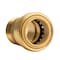 Quickfitting 1in Push-to-Connect x 1in MNPT Brass Male Straight Adapter Fitting LF832MR - alternate 1